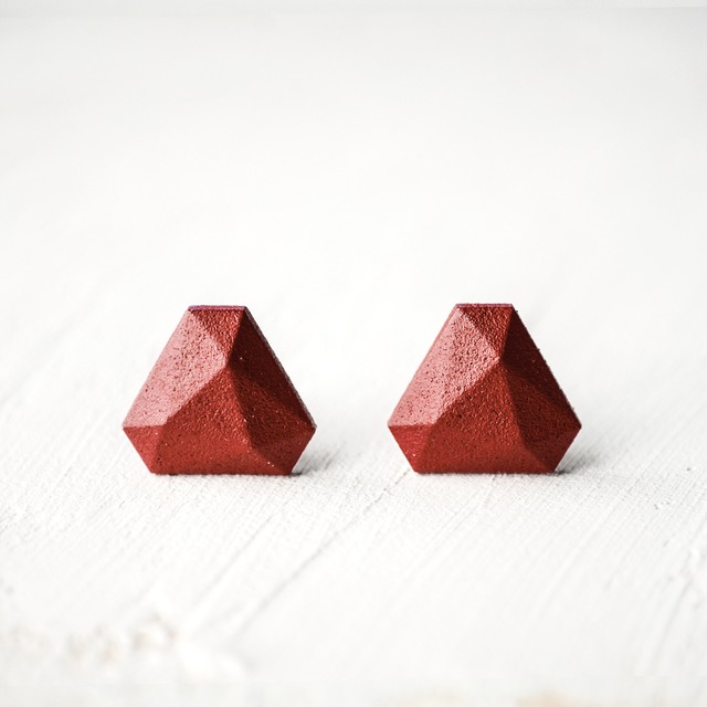 Triangle -Dark Red-