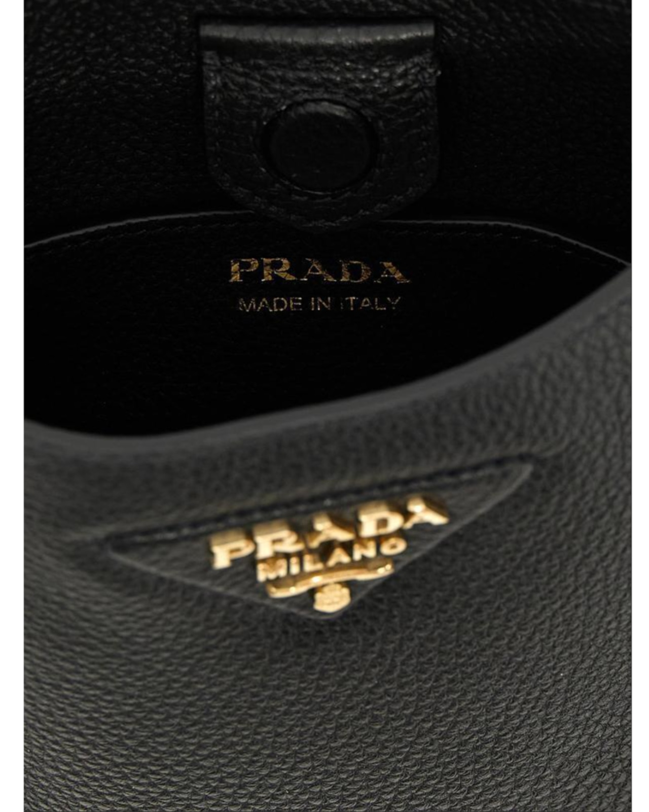 PRADA Black Leather Crossbody Bag プラダ ブラックレザークロス