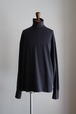 Ujoh " Turtle Neck Long Sleeve Tee ( Slate Gray ) "