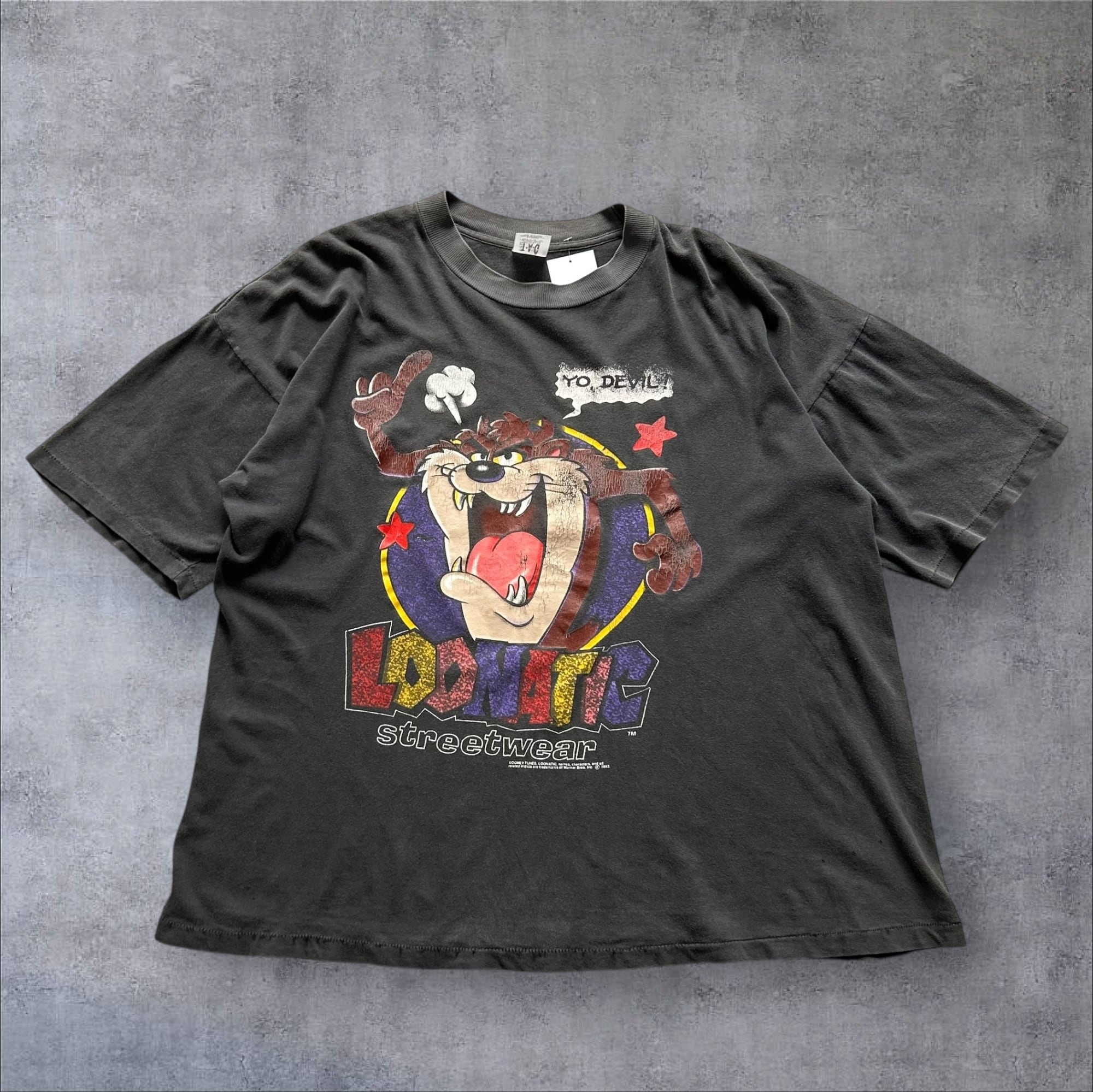1992s Looney Tunes "Loonatic Streetwear" T-shirt【高円寺店】