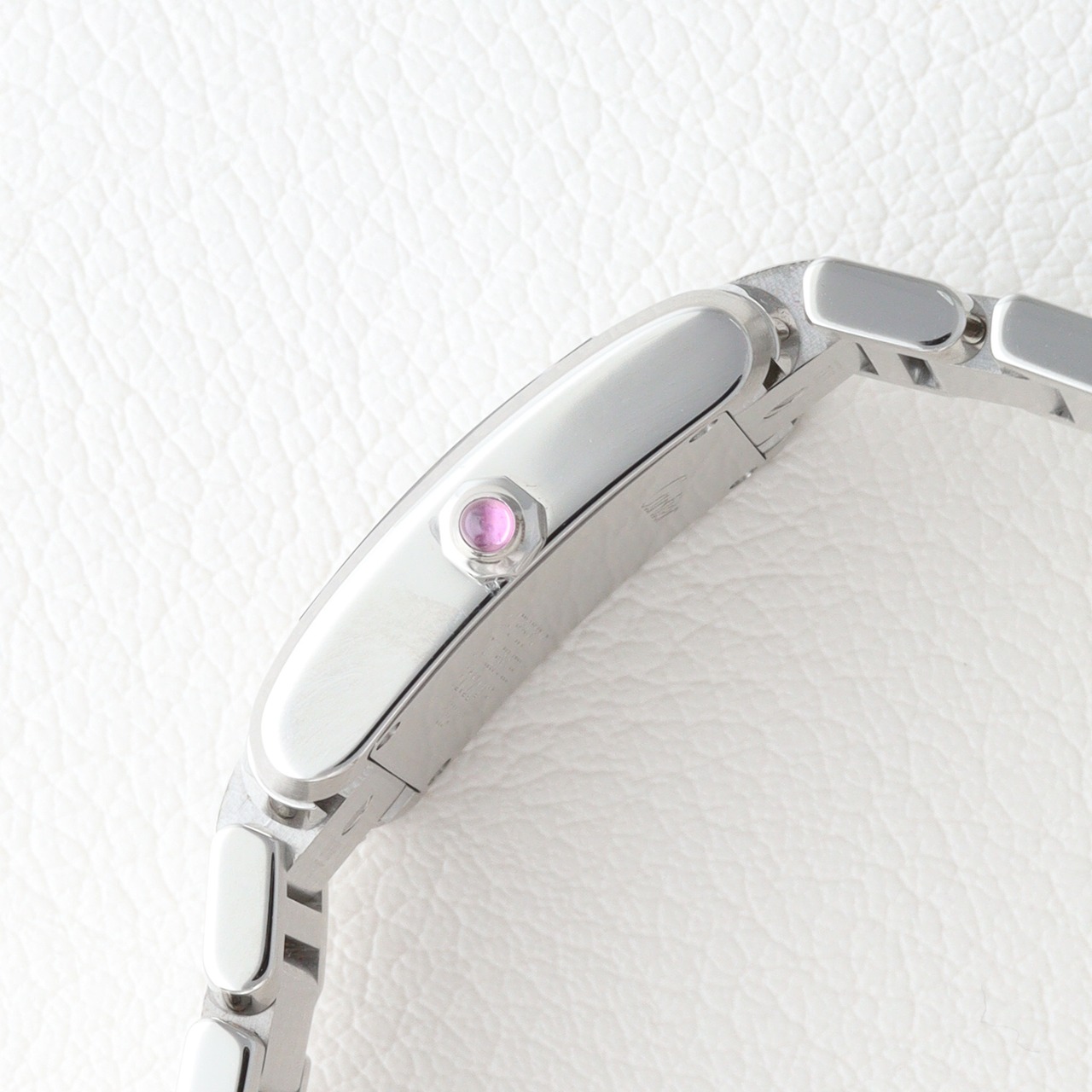 カルティエ タンクフランセーズ SM ピンクシェル文字盤