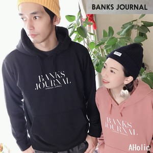 BANKS JOURNAL SALMON DIRTY BLACK バンクス ジャーナル オーガニック  プルオーバーパーカー