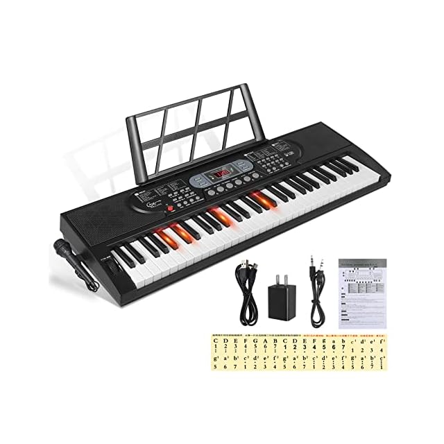 Hricane キーボード ピアノ 電子ピアノ 61鍵盤 200種類音色 200種類