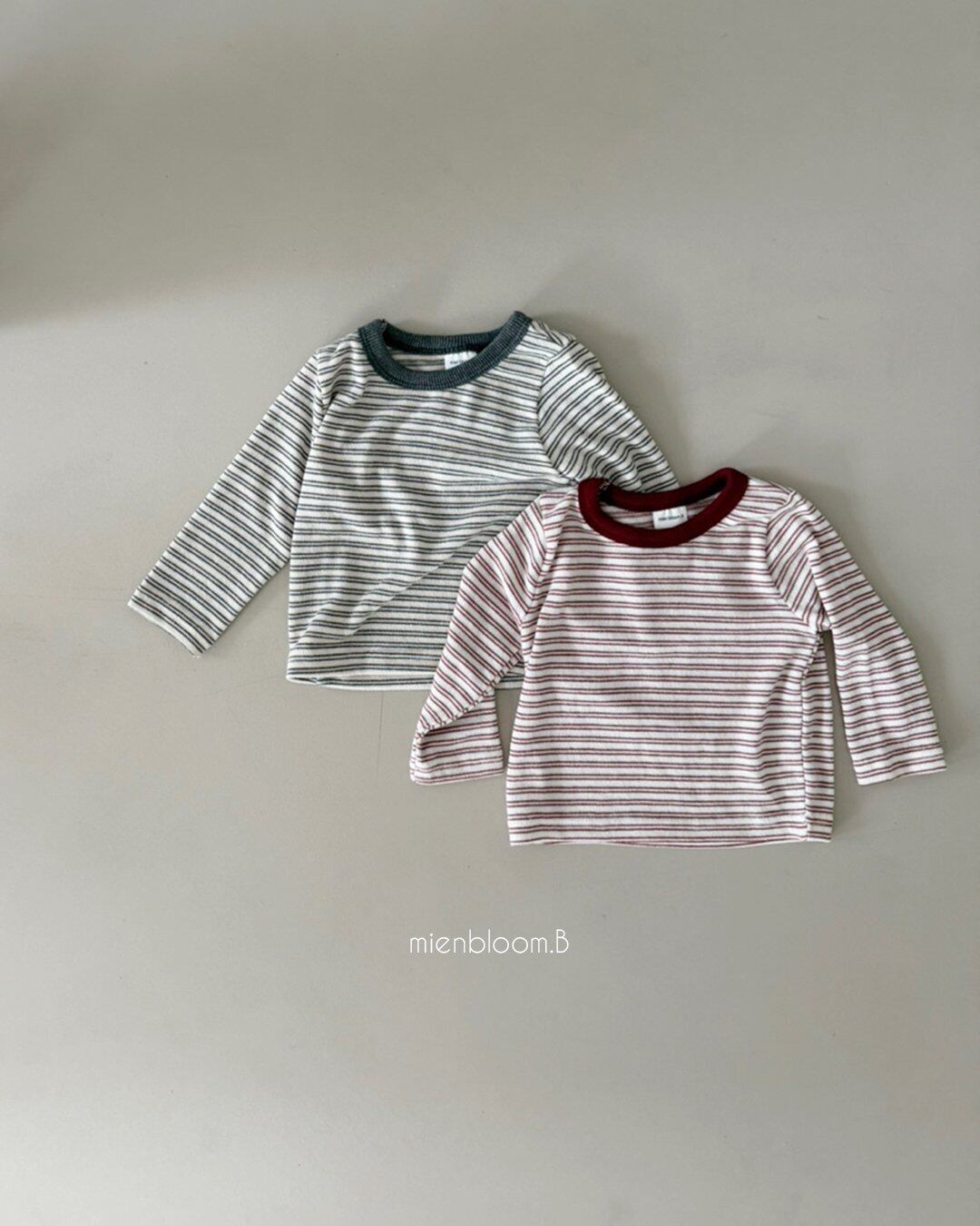 送料無料【予約】/ babyボーダーTシャツ / mienbloom
