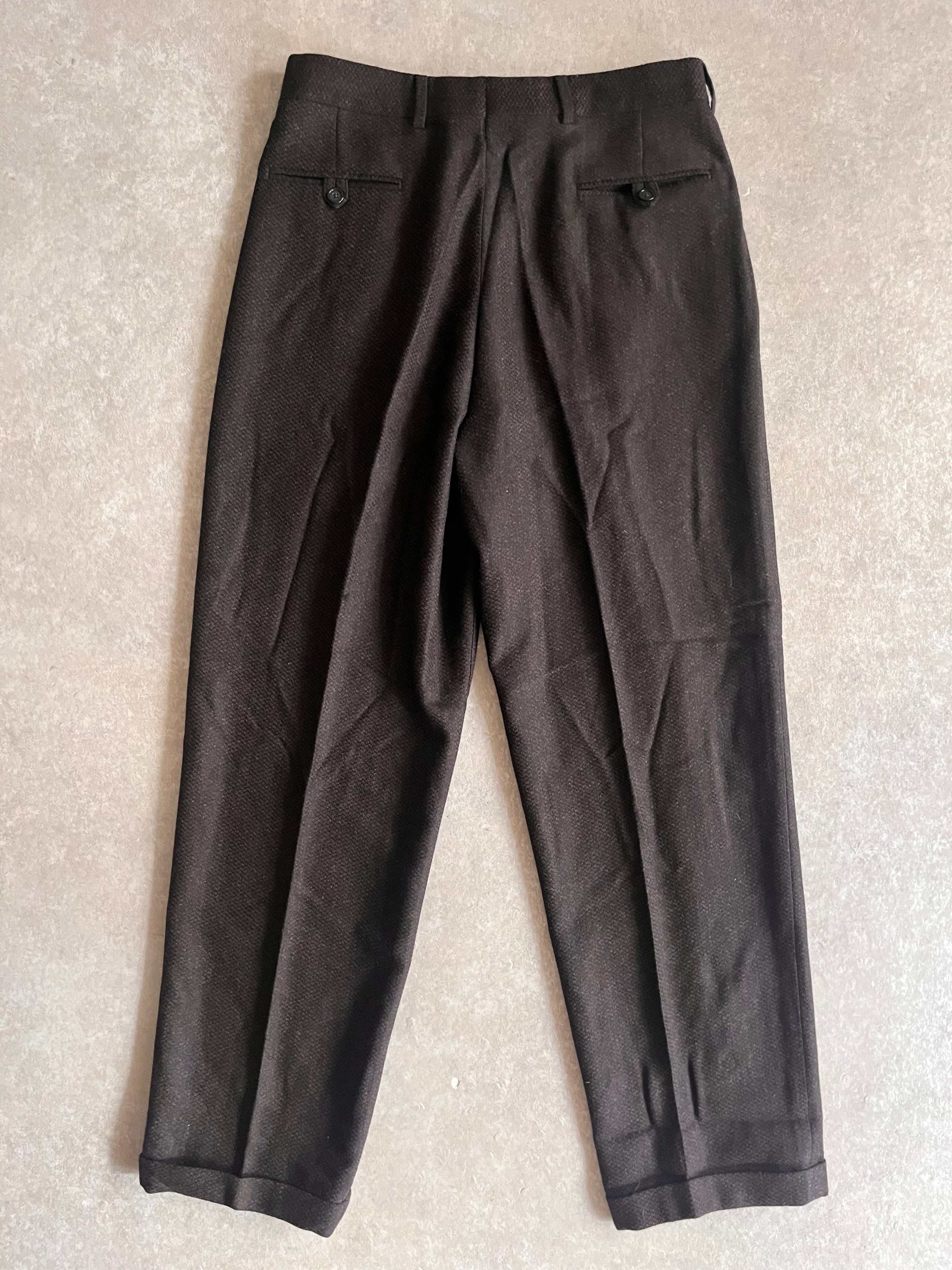 1990s Giorgio Armani Wool Slacks W33 L31 Made in Italy H752
