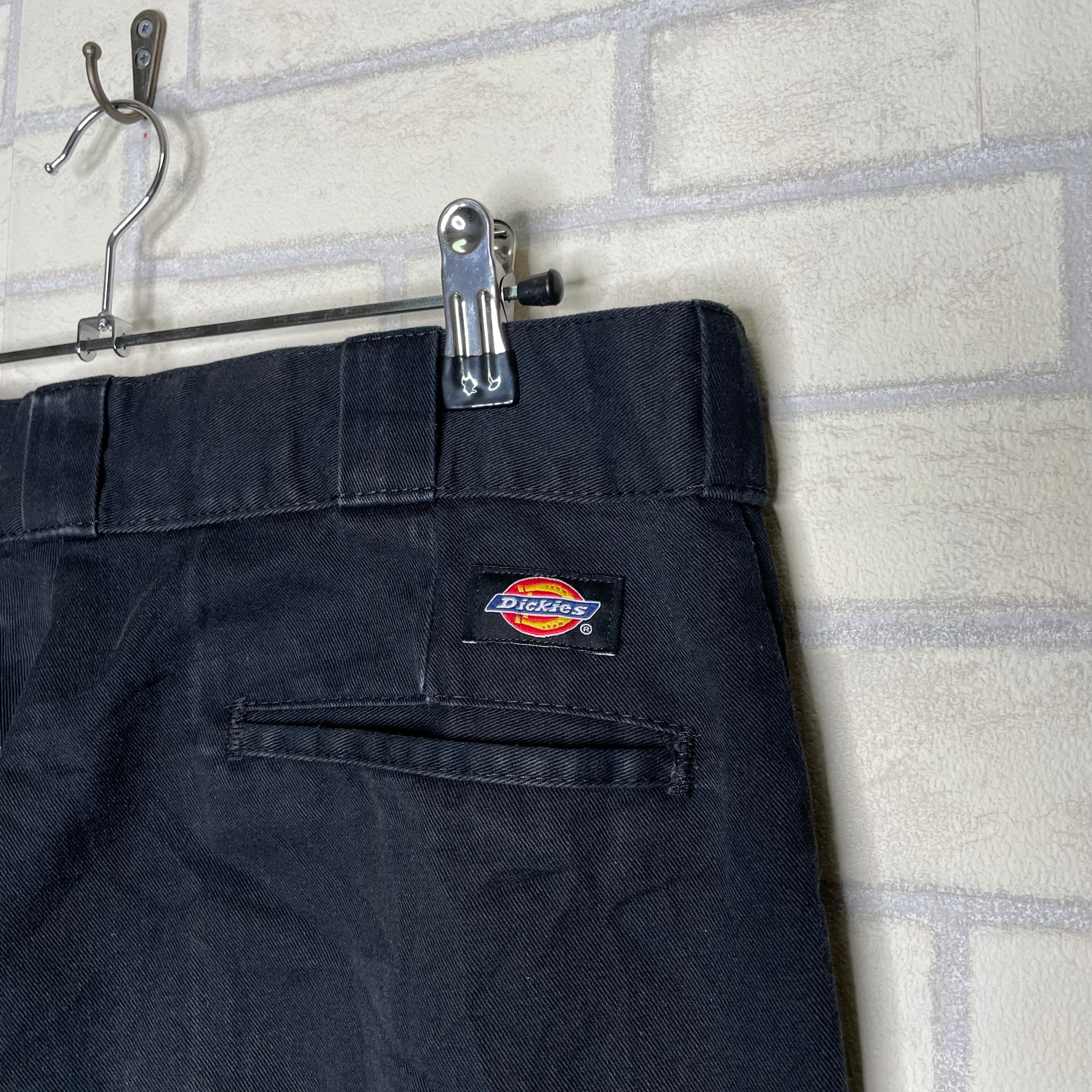 Dickies 874 コットンパンツ W33×L32 ワークパンツ ブラック 状態良好 