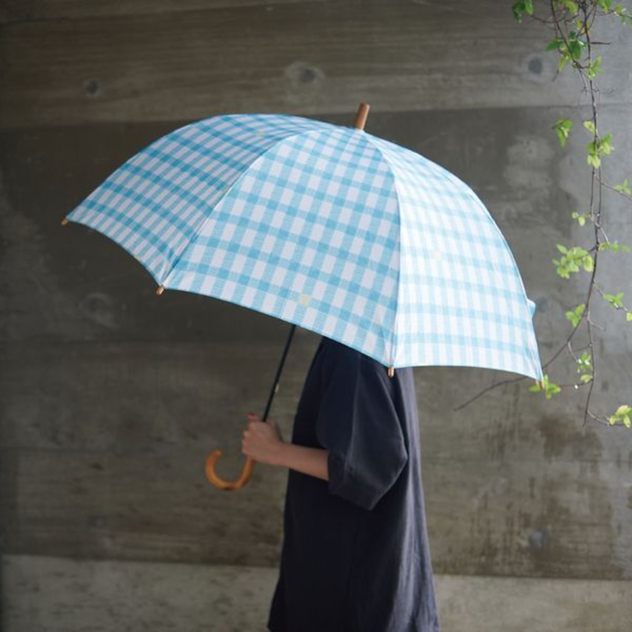 ［392 plusm］長傘 60cm｜Gingham