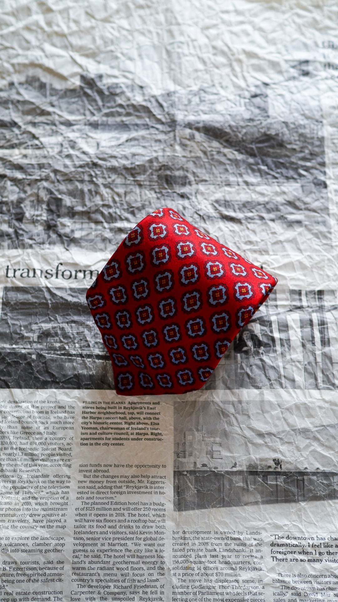 【1960s】BROOKS BROTHERS ブルックスブラザーズ 幾何学柄 ネクタイ 《黒タグ ヴィンテージ》