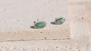 ＊一点もの＊Royston turquoise pierce《silver925》