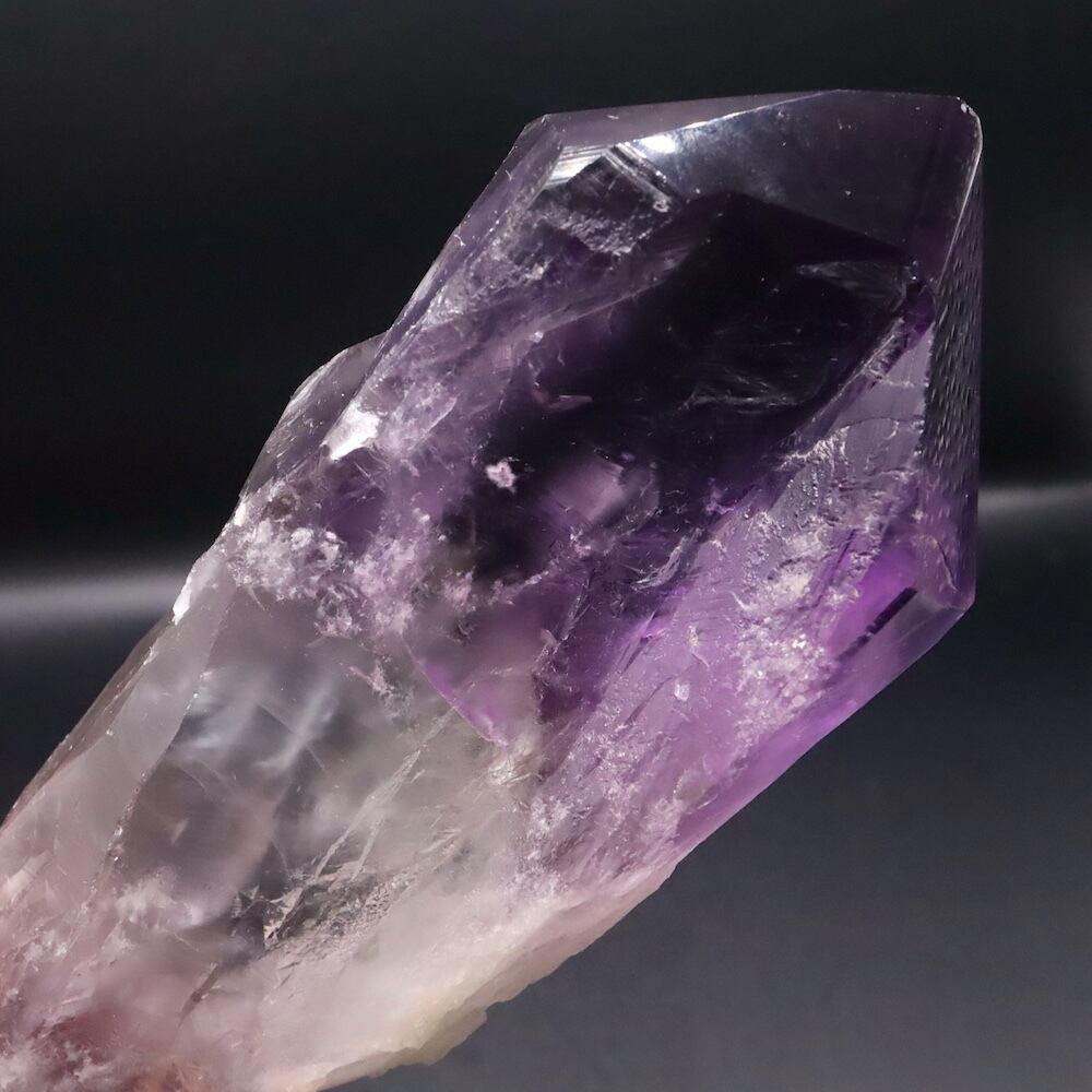 アメジストポイント 紫水晶 238.2g AMT339 鉱物 原石 天然石