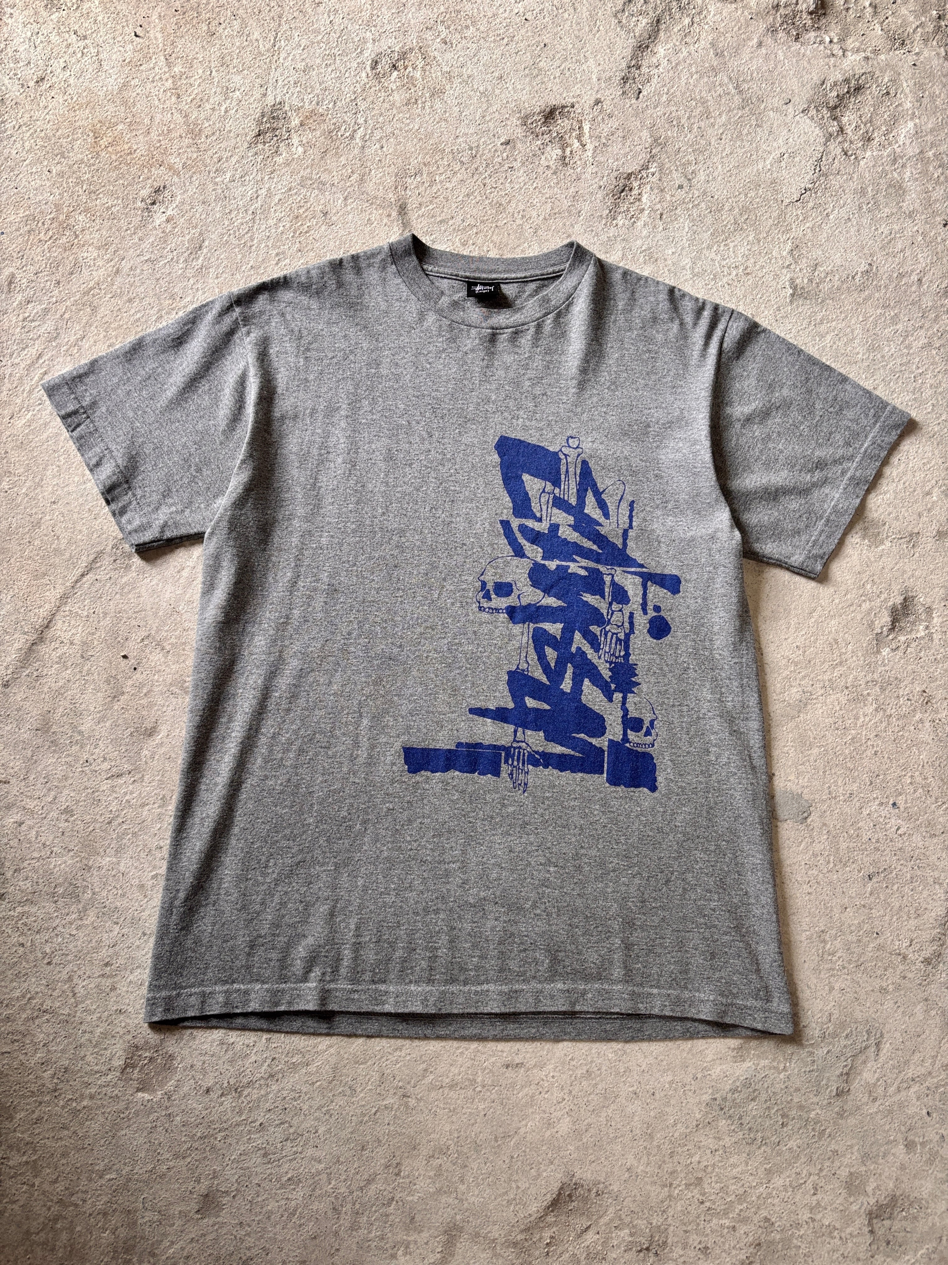 00s OLD STUSSY/TOKYO INT2 print Tee/USA製/銀タグ/L/都市シリーズ