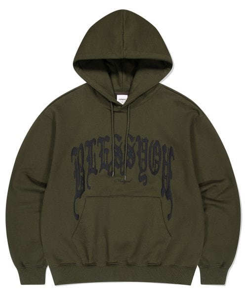 ☆SEVENTEEN ウォヌ 着用！！【MAHAGRID】BLESS HOODIE KHAKI | もごつ