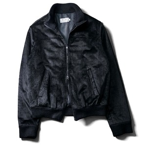 Vintage velvet corduroy double zip jacket "made in ITALY"