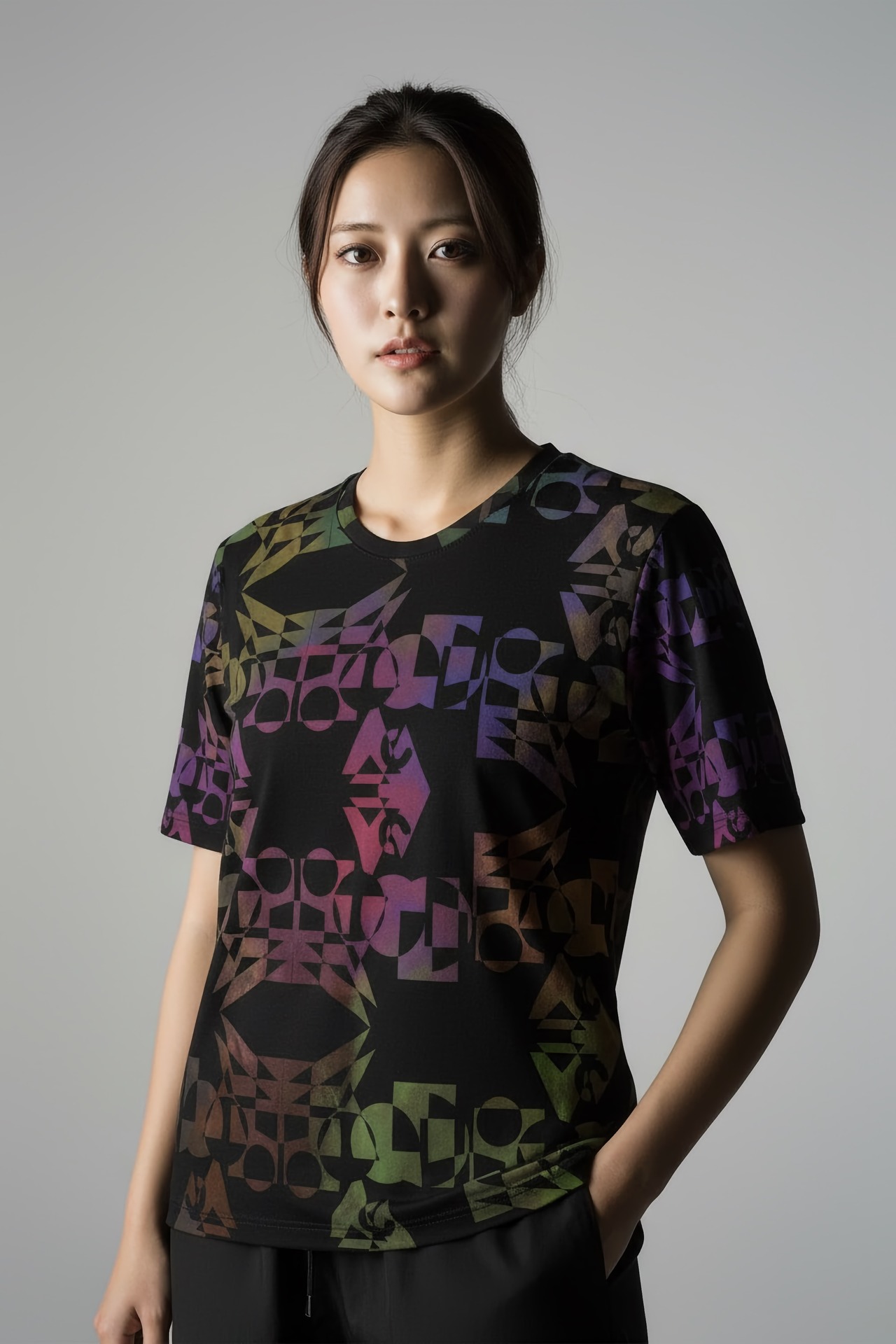 All-Over Print Women's Crew Neck T-Shirt