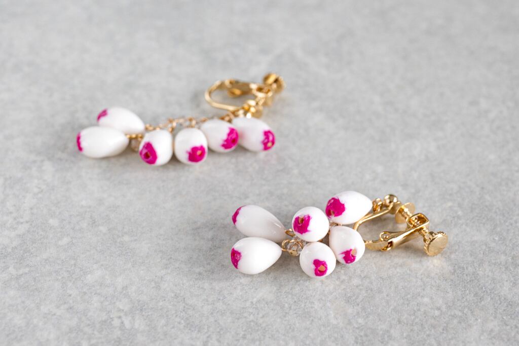 月桃モチーフイヤリング | Dear Okinawa,
