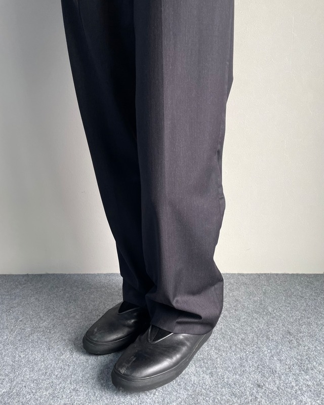 【GIVENCHY】tuck wide wool trousers