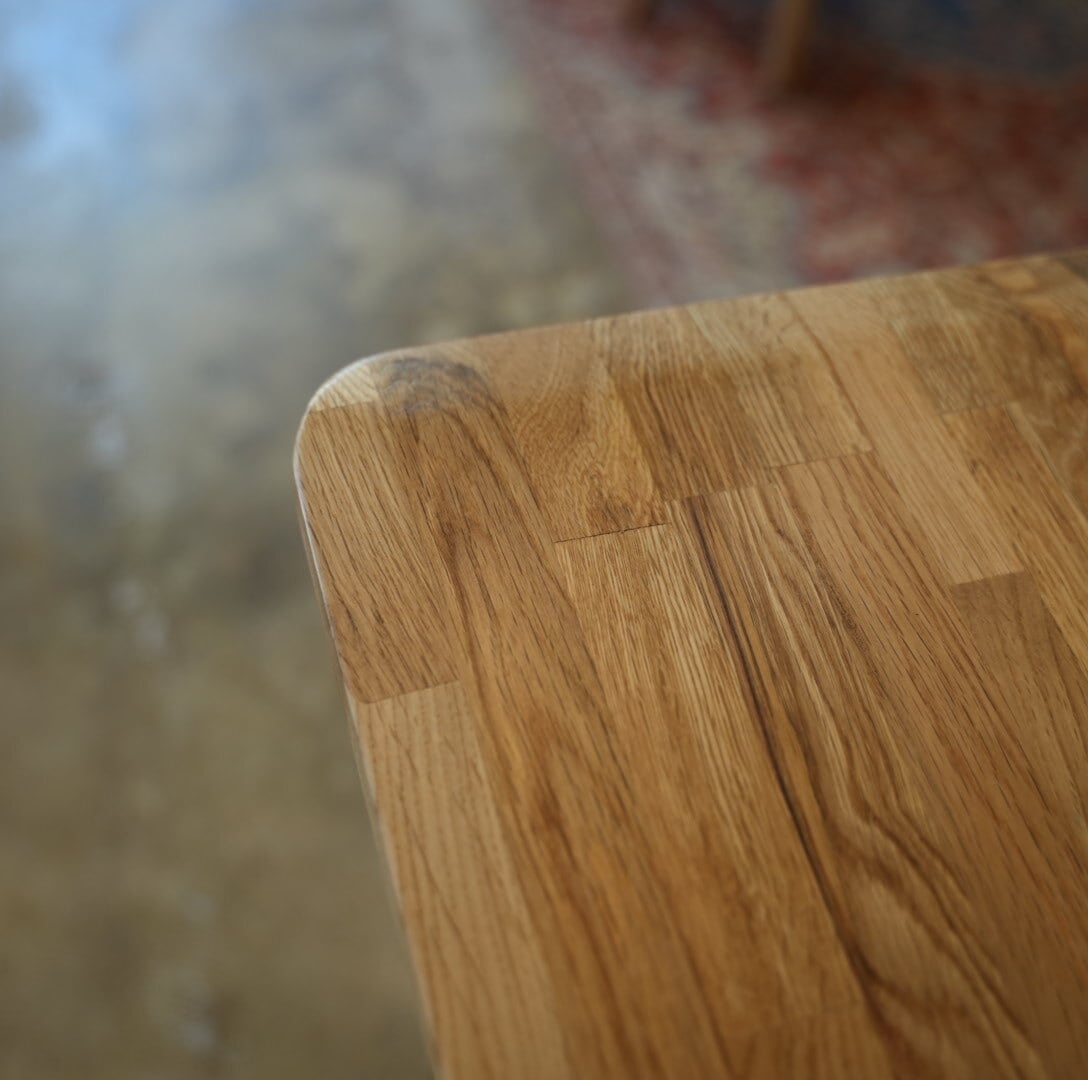 ナラ ナチュラルダイニングテーブル 無垢材 | 一枚板テーブル