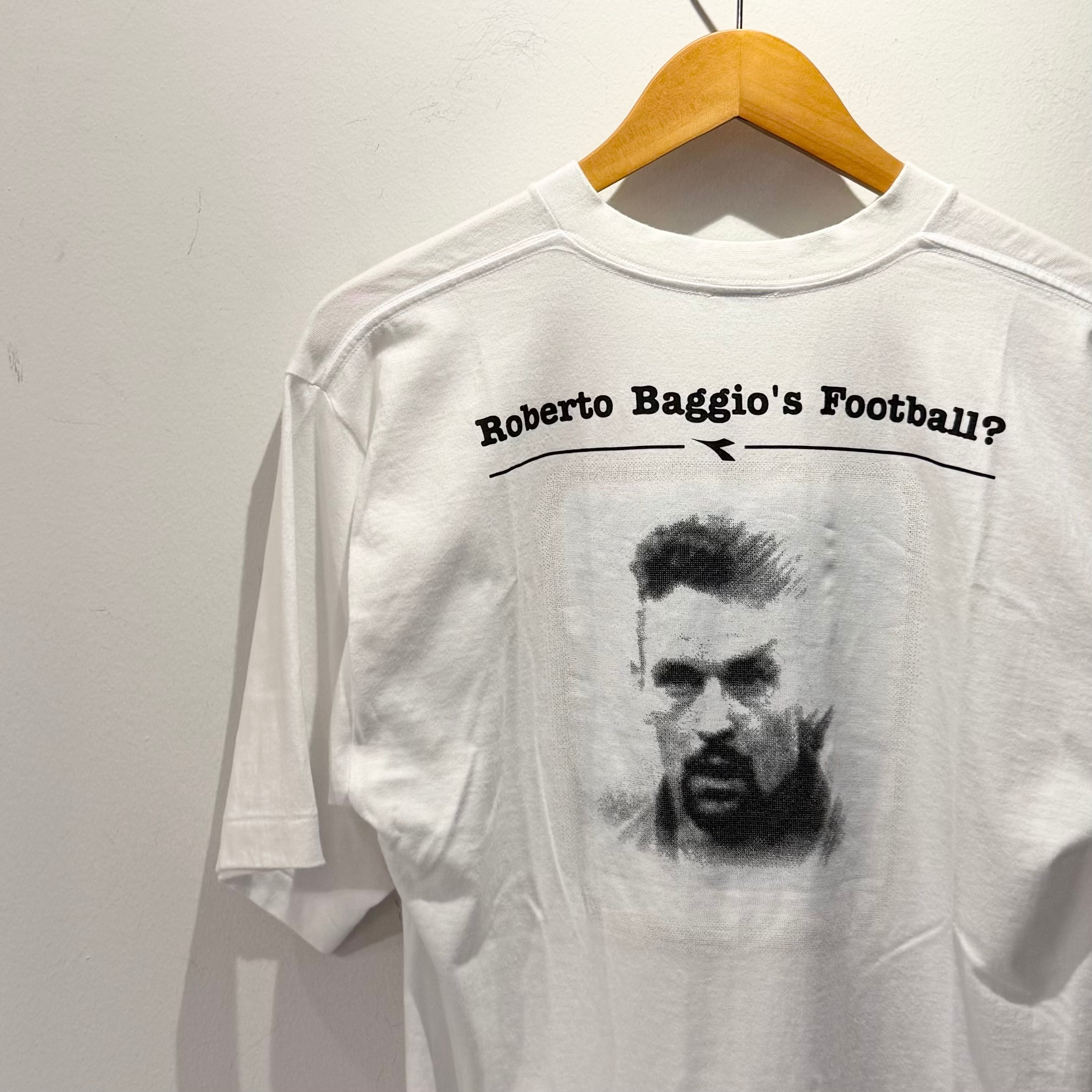 DIADORA/ディアドラ Roberto Baggio Tシャツ 90年代 (USED) //2nd ITEM