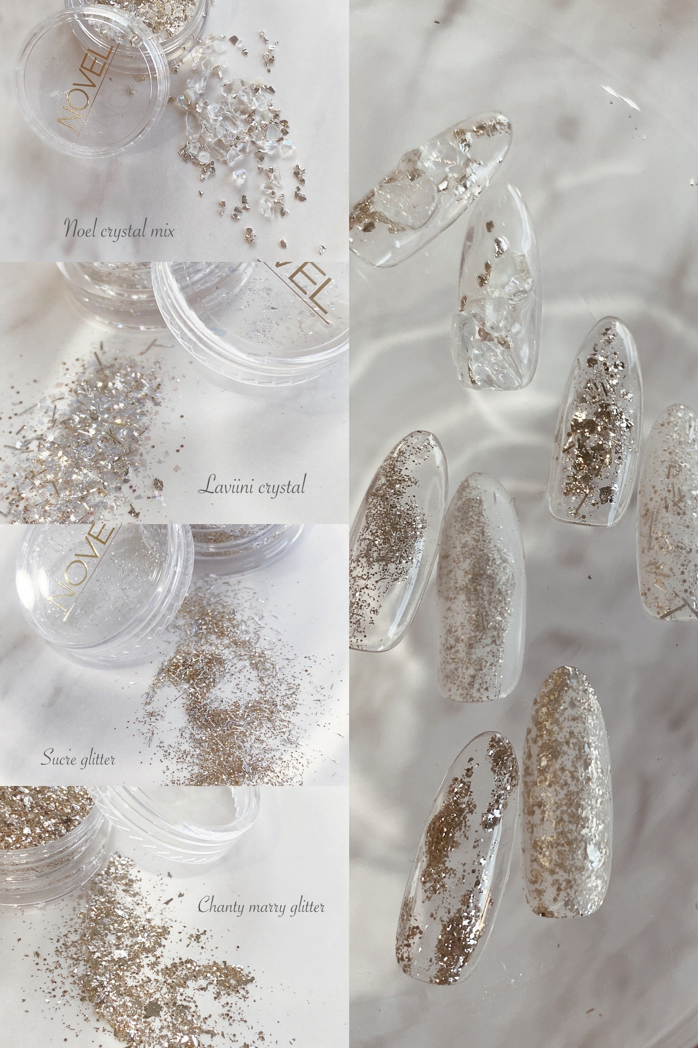 G150 Laviini crystal glitter | atelier NOVEL