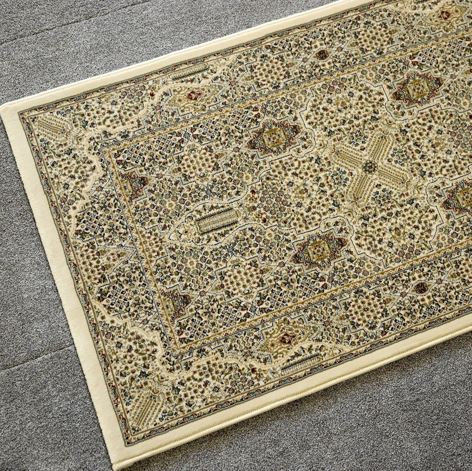 225万ノット！超高密度織 絨毯 本場イラン産 70×120cm‐15001
