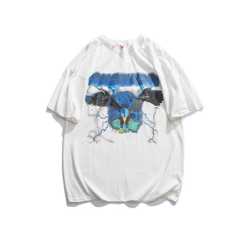 【新作】【送料無料】 Yidaoヴィンテージ2020夏の新しいシンプルで用途の広いトレンド半袖Tシャツメンズルーズイン半袖シャツメンズ-アリババ サマー 夏物 ビンテージ hip6-161161963557625