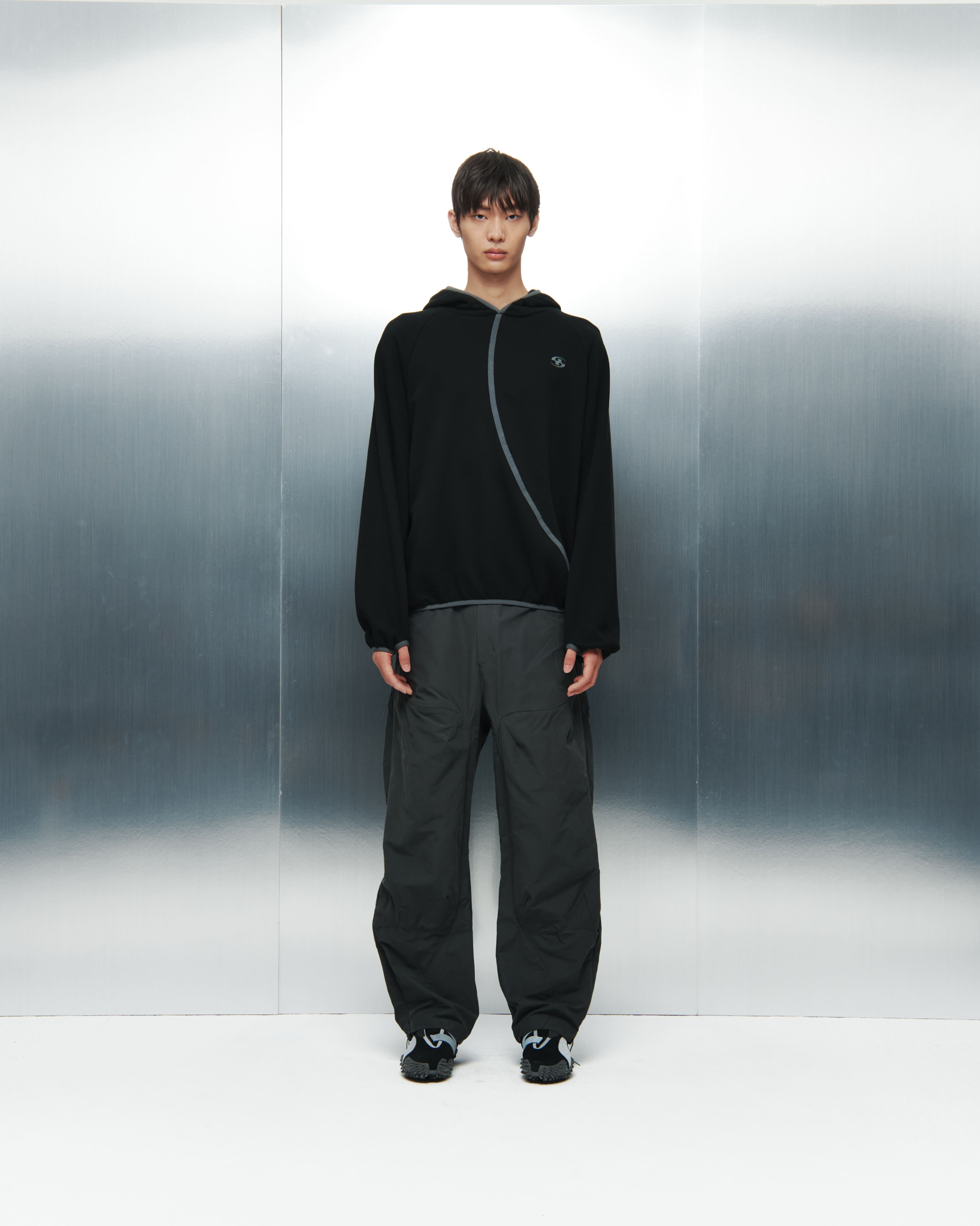 SAN SAN GEAR] DOUBLE KNEE DART PANTS [STEEL BLUE] 正規品 韓国