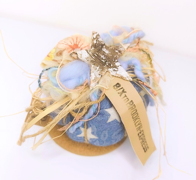 デニムパンプキン(S) かぼちゃ型のインテリア ［STW-145］