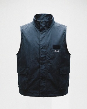 Navy)Brook Big Pocket Nylon Vest