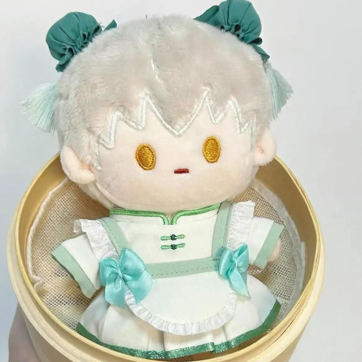 10cm】 ぬい服 かわいい チャイナ風メイド服 3色 ぬいぐるみ用