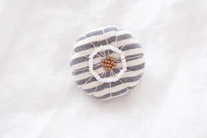 【予約販売】倉敷産のコットンを使ったbrooch