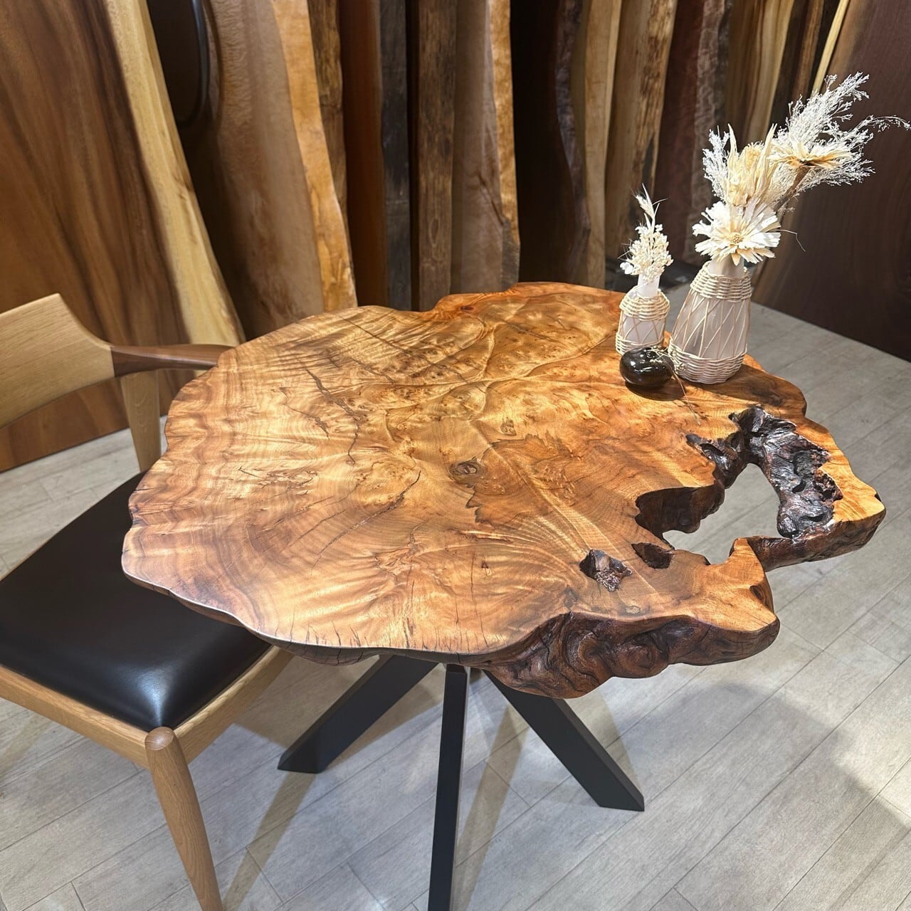 楠(クス)_770×800×50_浅草本店_テーブル天板/バール 252391 t001