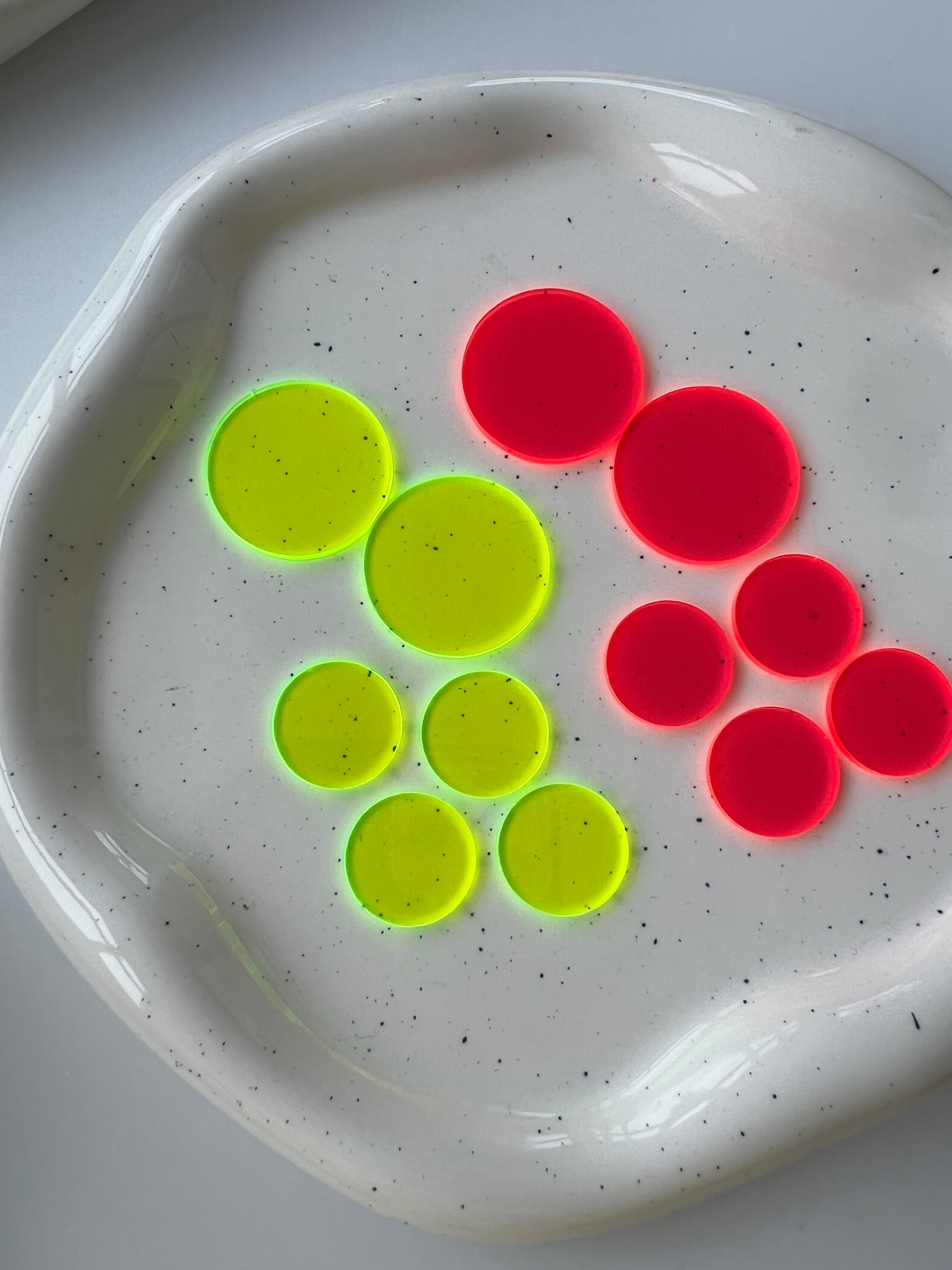 蛍光ラウンドアクリル H080 H081 | MASHERI partsshop