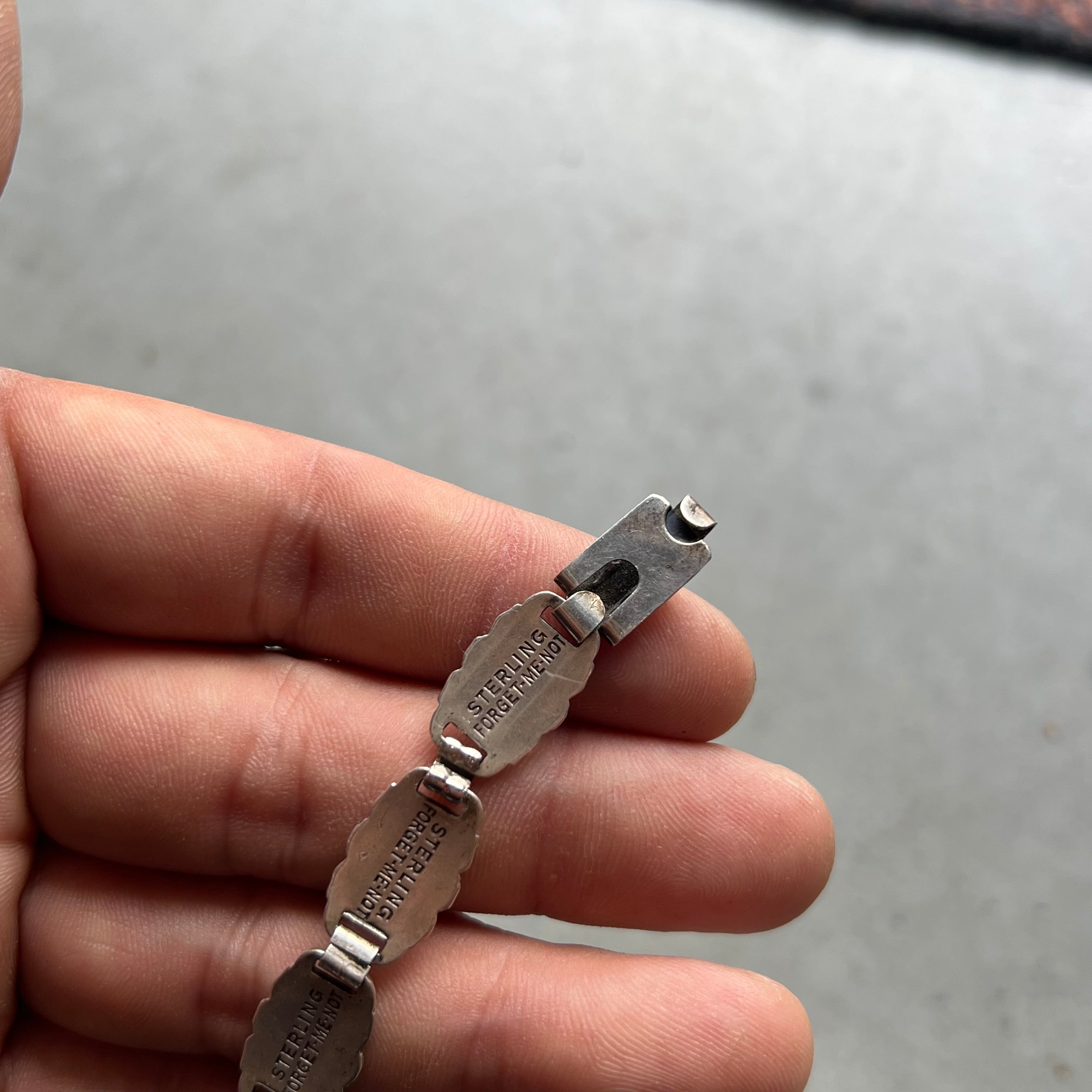1940s WW2 SWEET HEART JEWELRY BRACELET | BUFF STOCK YARD