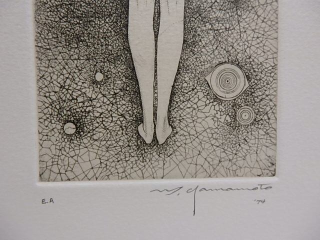 山本六三銅版画 バタイユ「眼球譚」よりマルセル / 山本六三 [28626