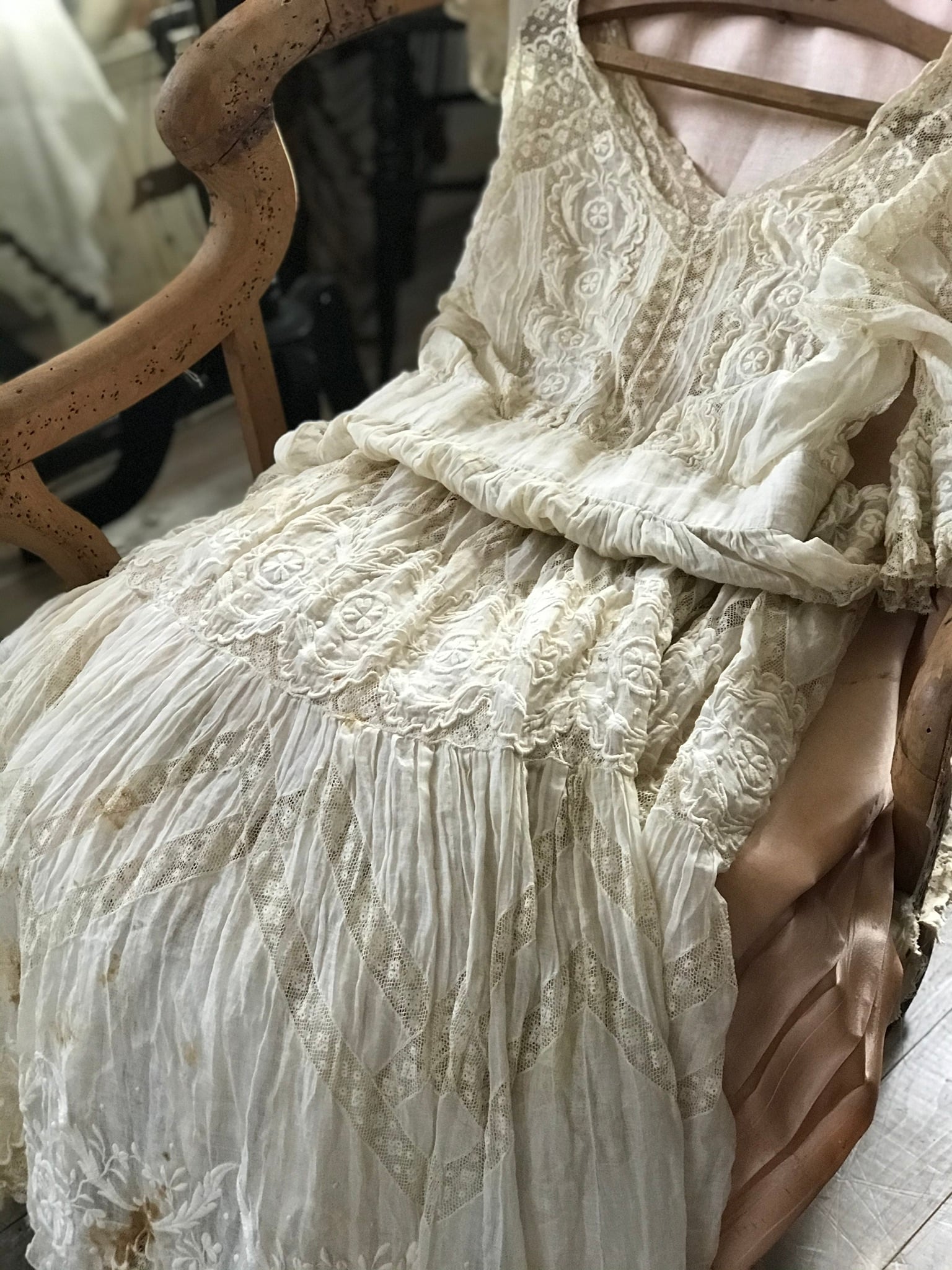 エドワーディアン アンティーク ティードレス | hazel anne btdafa