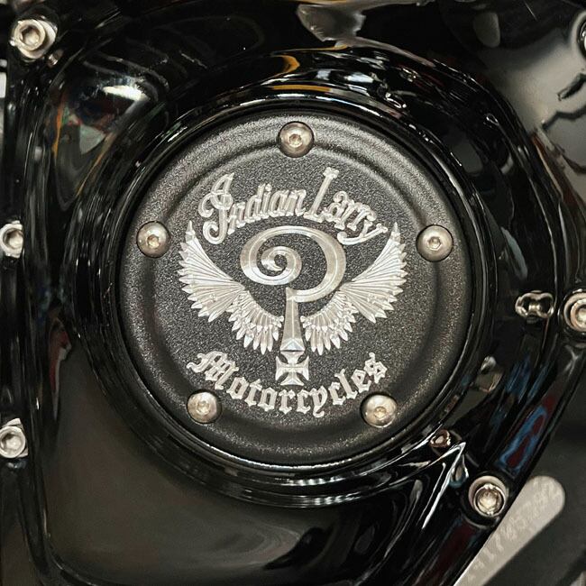 Indian Larryポイントカバー Indian Larry, 'LOGO' 5-Hole Point Cover | BLINDTIGER