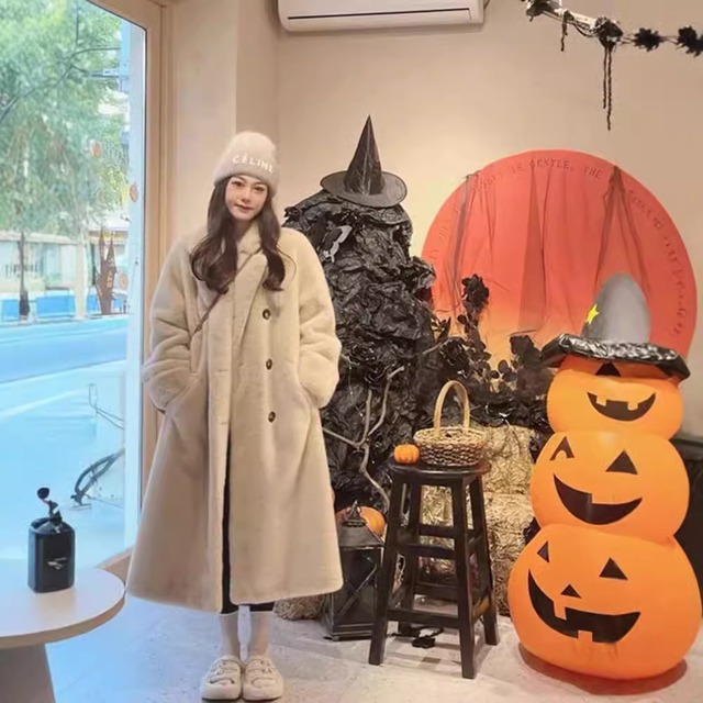 【ファーコート】大きいサイズ ファーコート レディース おしゃれ きれいめ アウター ロング 秋 冬 20代 30代 40代 50代 カジュアル 大人 可愛い ピンク ホワイト 白 ベージュ S Ｍ L XL 2XL