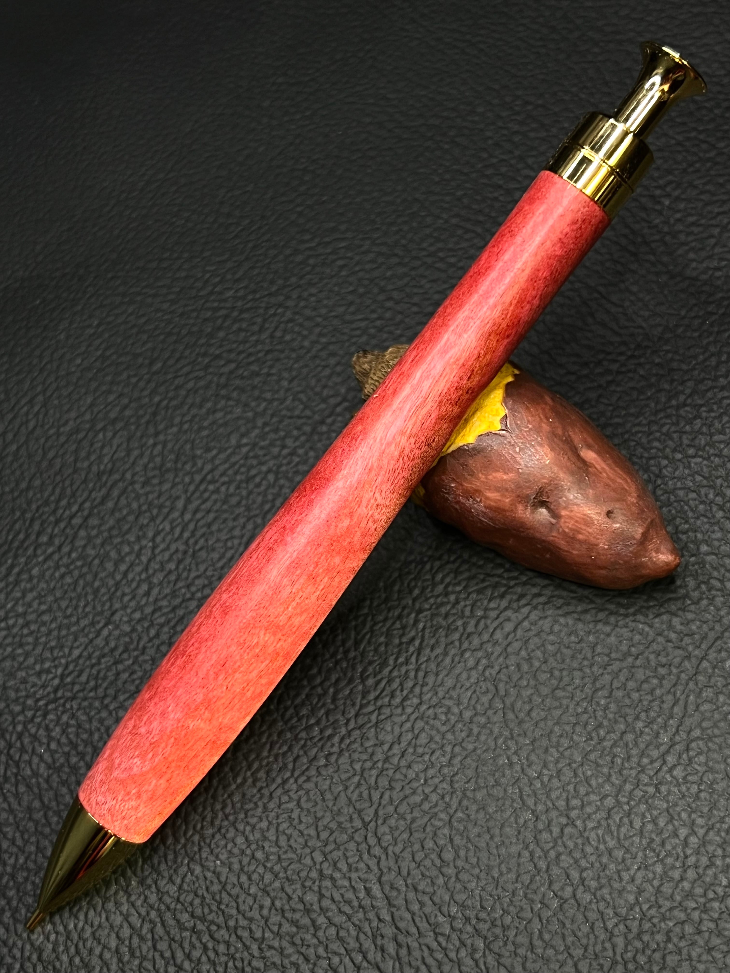 オレンズネロ0.5mmピンクアイボリー縮杢 10 ピンクアイボリー 極上杢 おまけ付き | こぶた工房