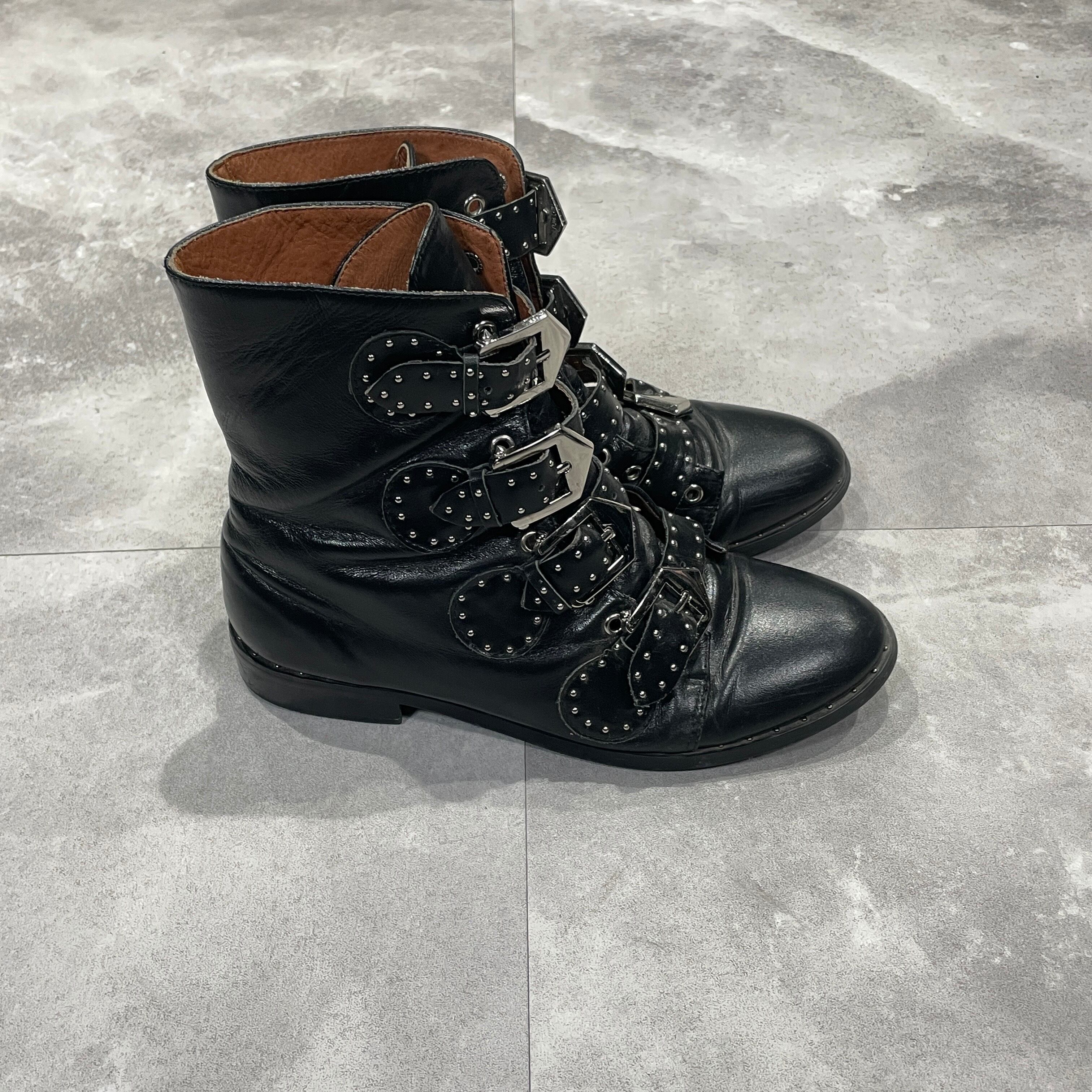 GIVENCHY ジバンシー チェーン ブーツ 36 落とし込ん