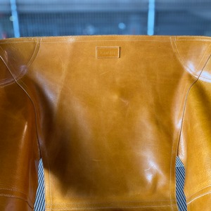 【kawais】 leather chair seat<Souther>_camel