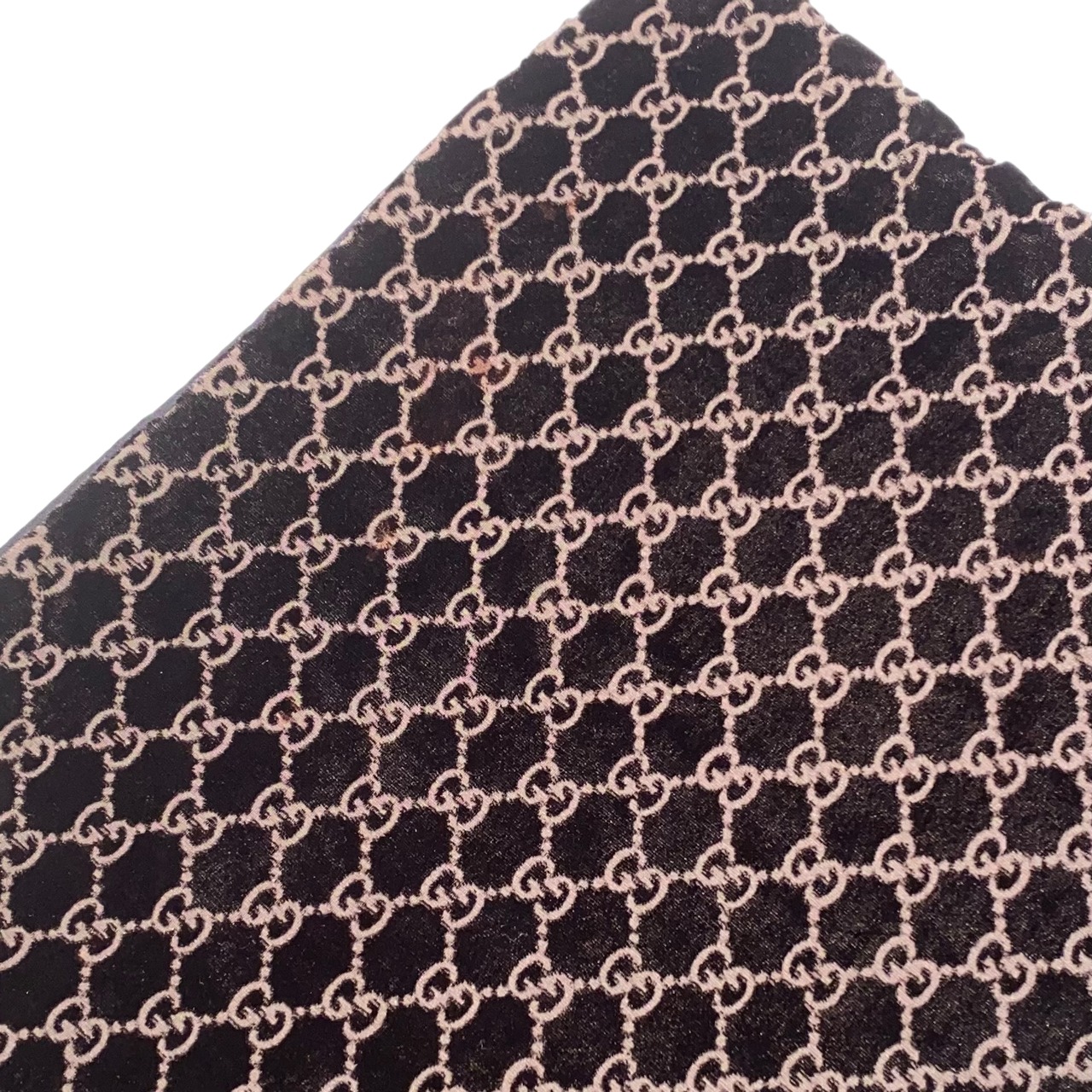 GUCCI velvet scarf “GG”