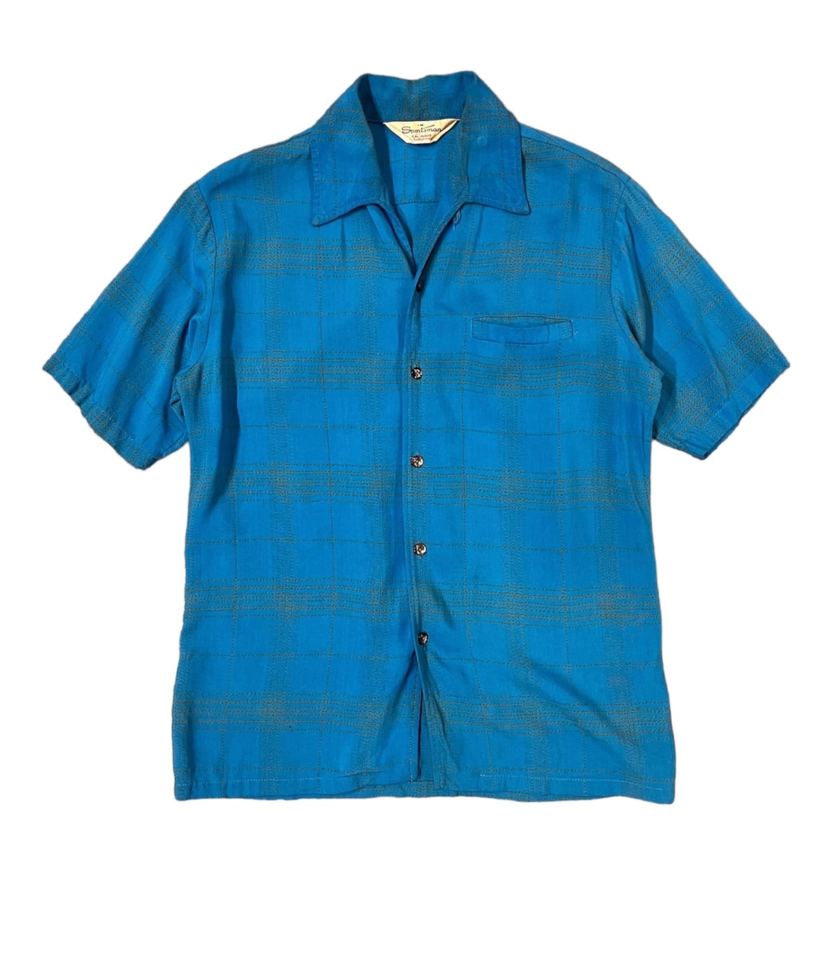 50s〜Sportsman CAL-MADE California Rayon S/S Shirt スポーツマン 