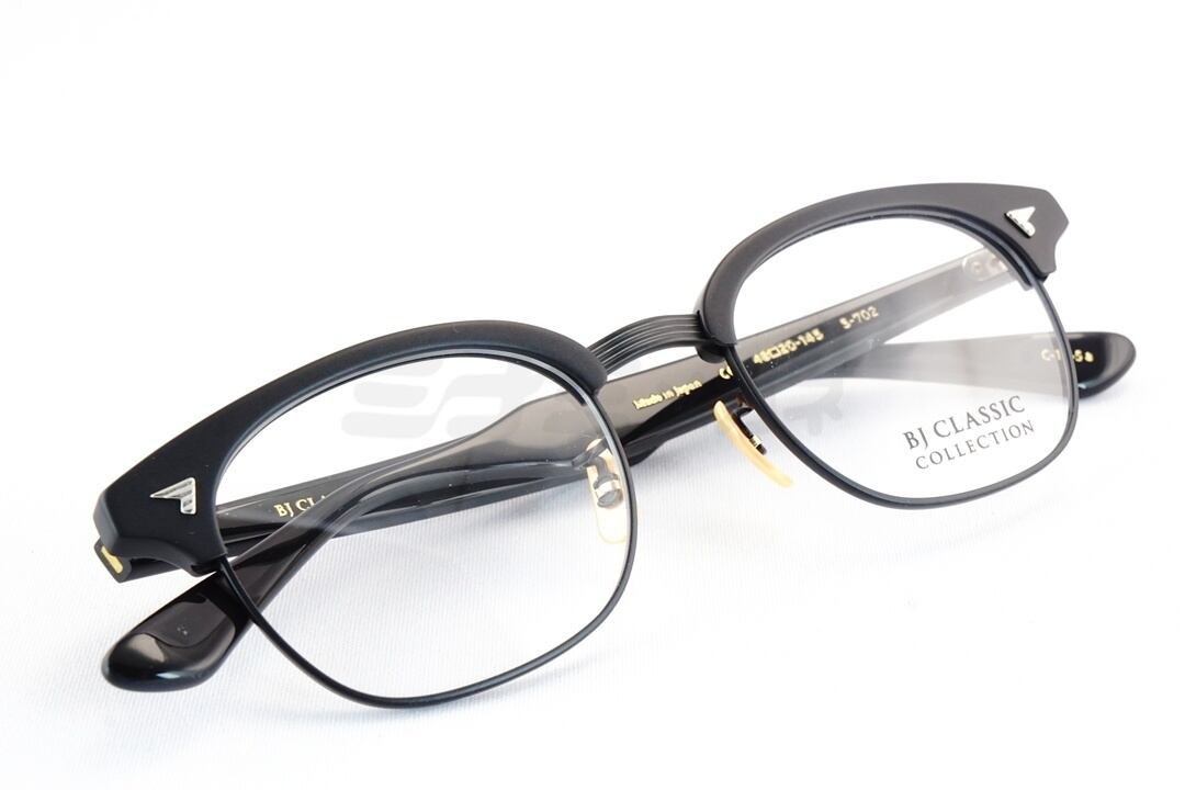 100本限定モデル】BJ CLASSIC メガネ S-702 C-1M-5 サーモント ブロー