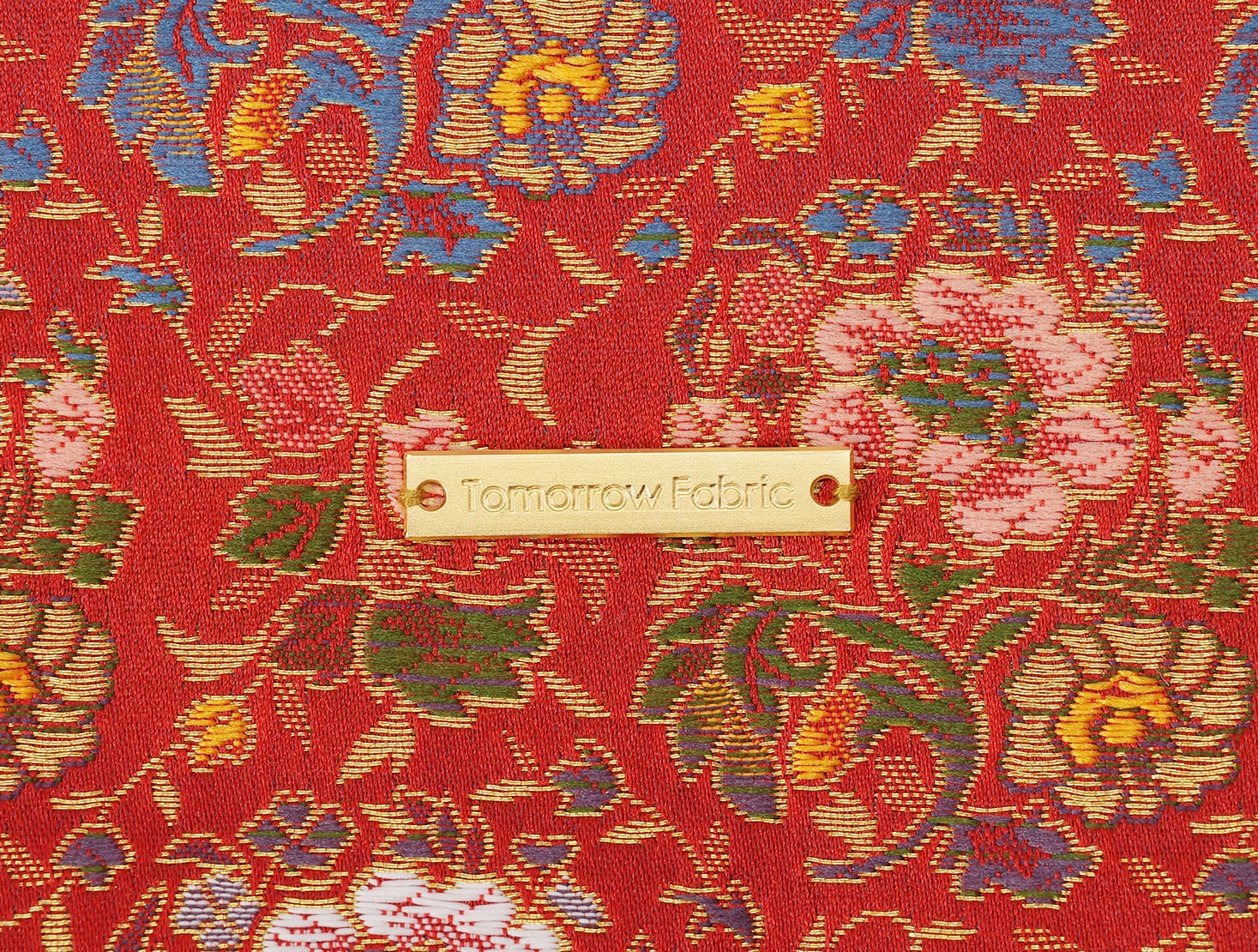 西陣織トートバッグ タテ FLORAL / NTL17 | Tomorrow Fabric
