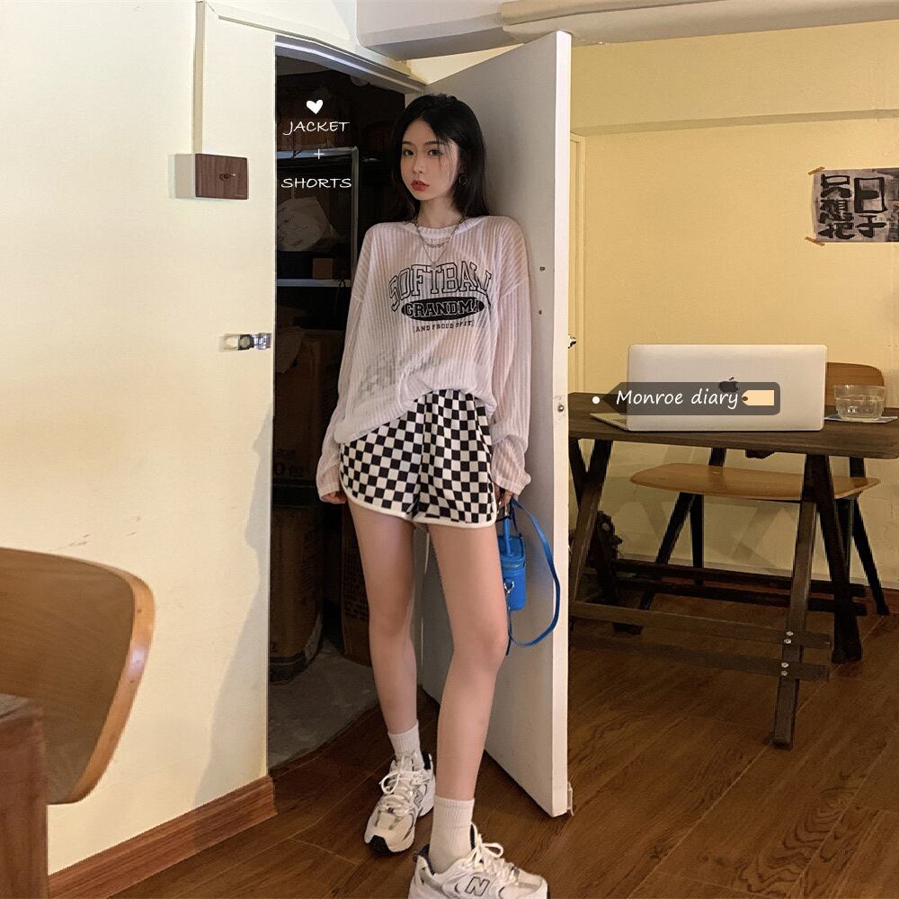 サマーTシャツ ショーツ セット ロング 夏物 ブルマー モンロー6470710742