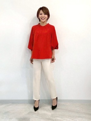 放射編みニットソー