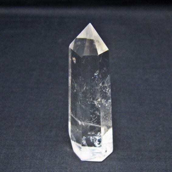 水晶 六角柱 ポイント 置物 一点物 142-11142