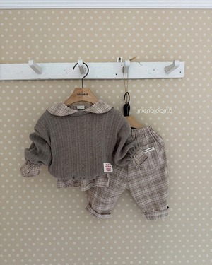 送料無料【予約】mienbloomB Baby Luna Knit T-shirt