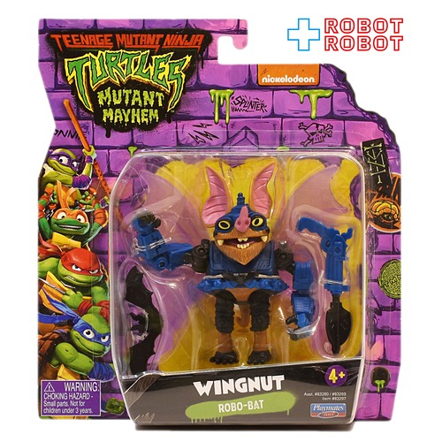 プレイメイツ タートルズ ミュータント・パニック！TMNT ウイングナット 4.5インチ ベーシックフィギュア 未開封