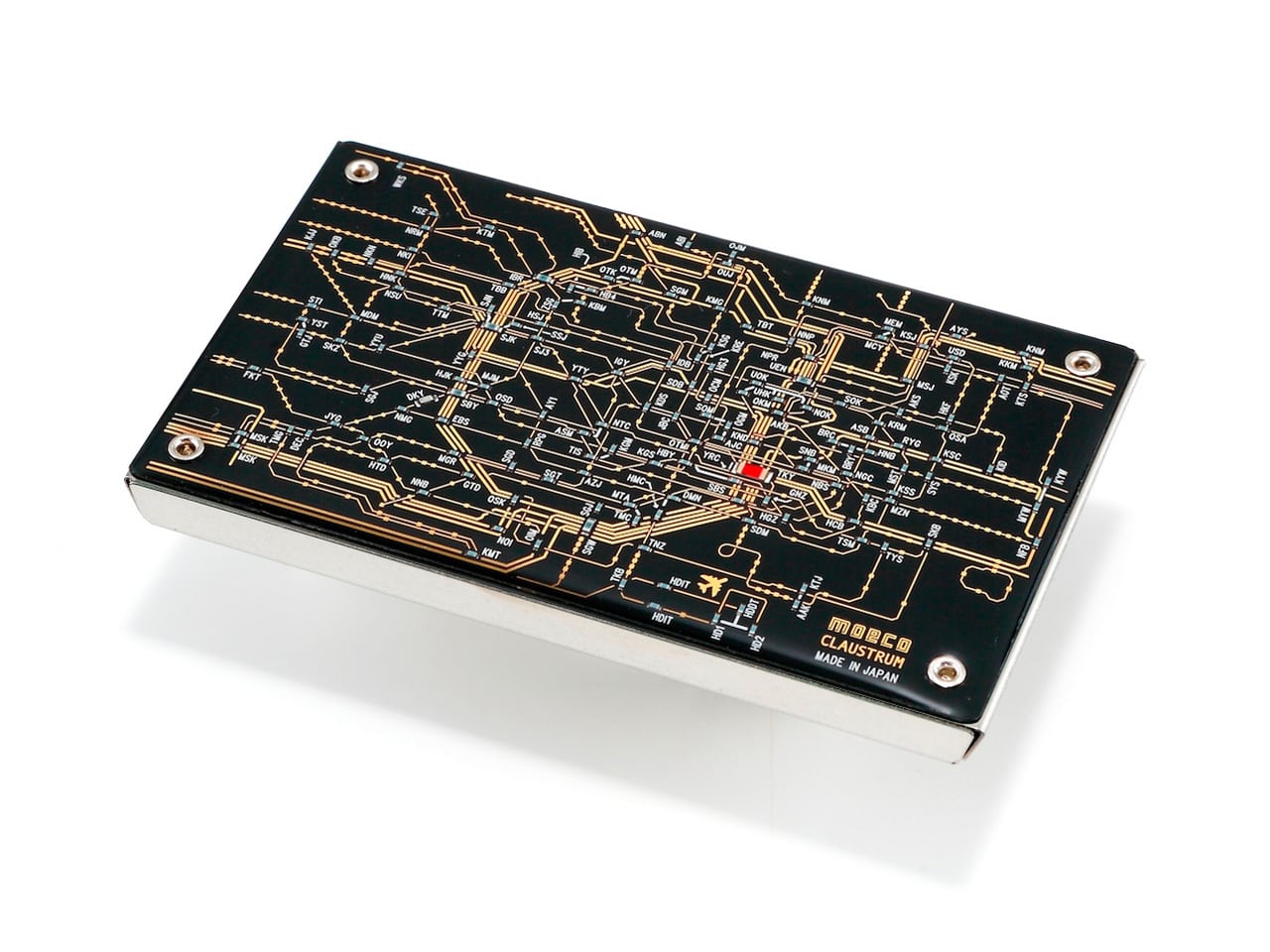 東京回路線図 名刺入れ | PCB ART moeco